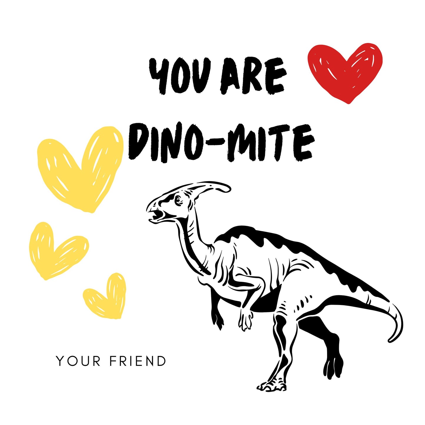 Dino Valentines