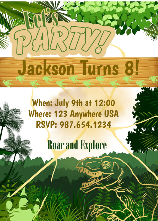 Dinosaur Party Package